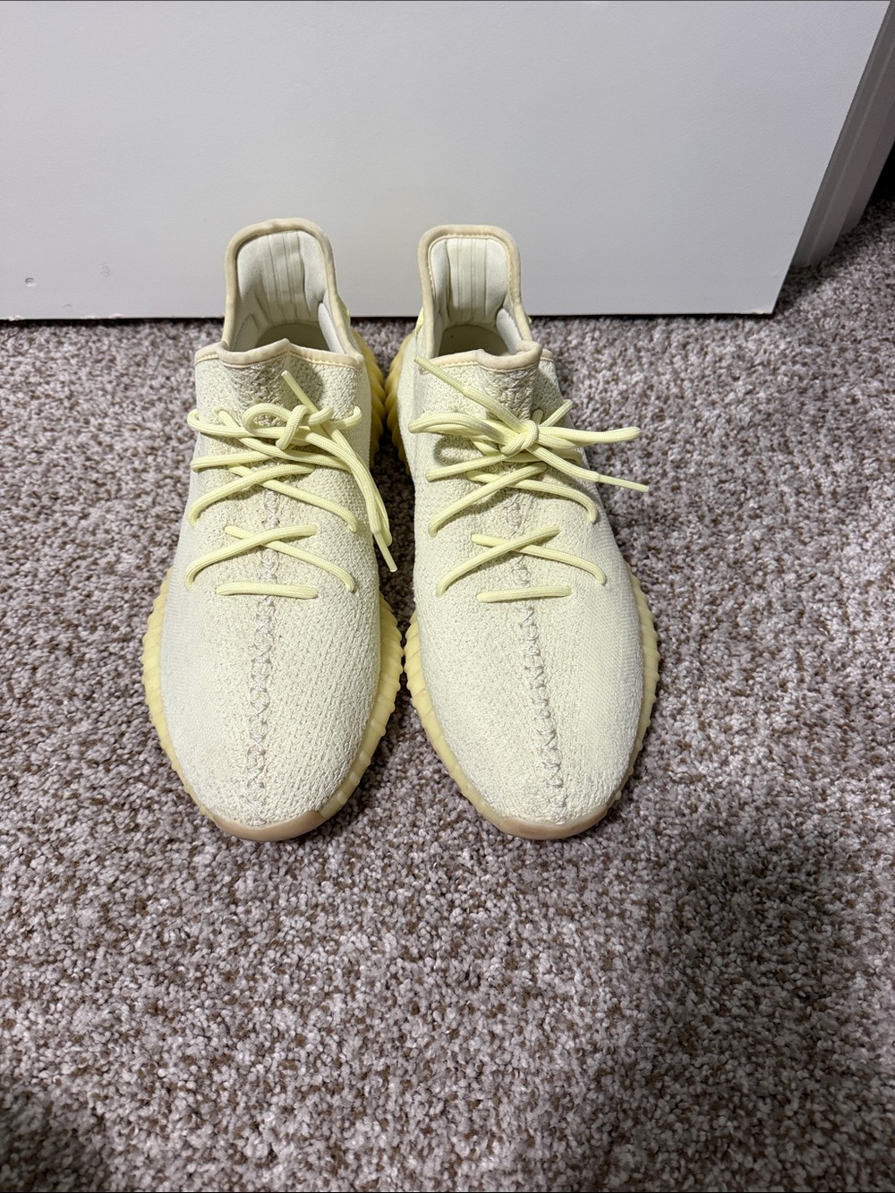 Yeezy Boost 350 V2 Sneakers in Pale Yellow